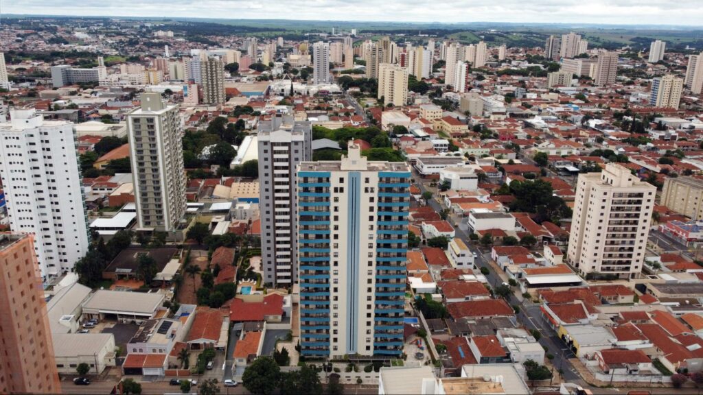 Vista aérea da cidade de Araraquara