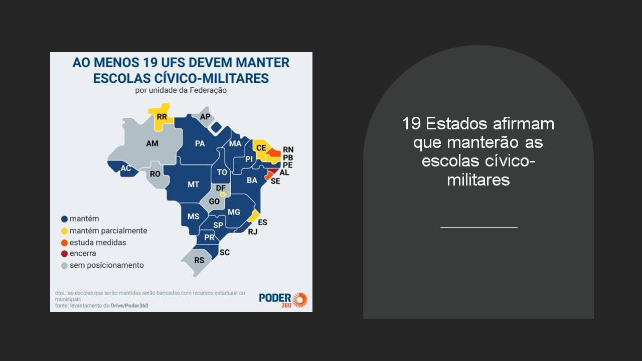 Estados mantêm escolas cívico-militares