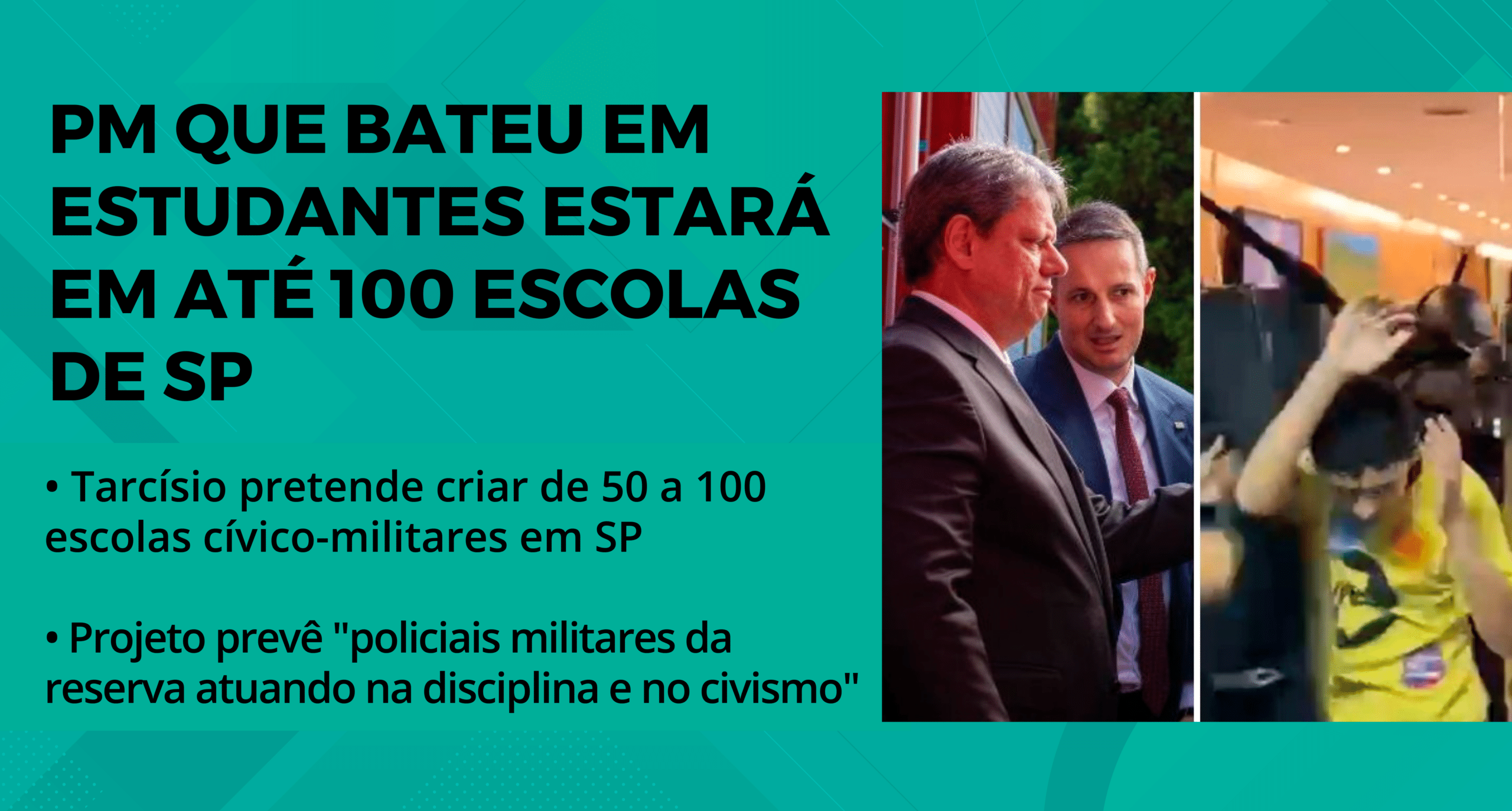 Militar não sabe educar